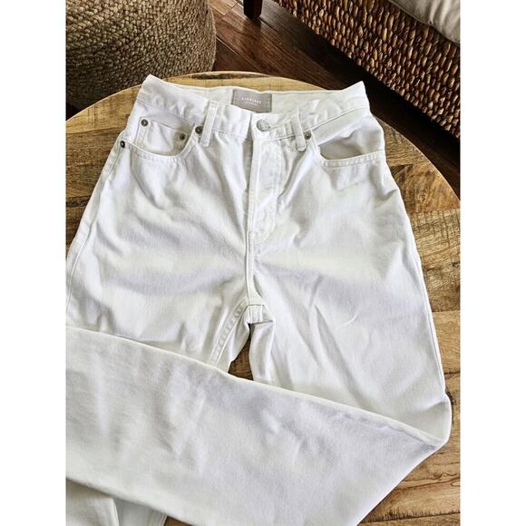 Everlane The Cheeky Jean Women's Size 25 Bone White Boho Nautical Beach Denim - Picture 4 of 13